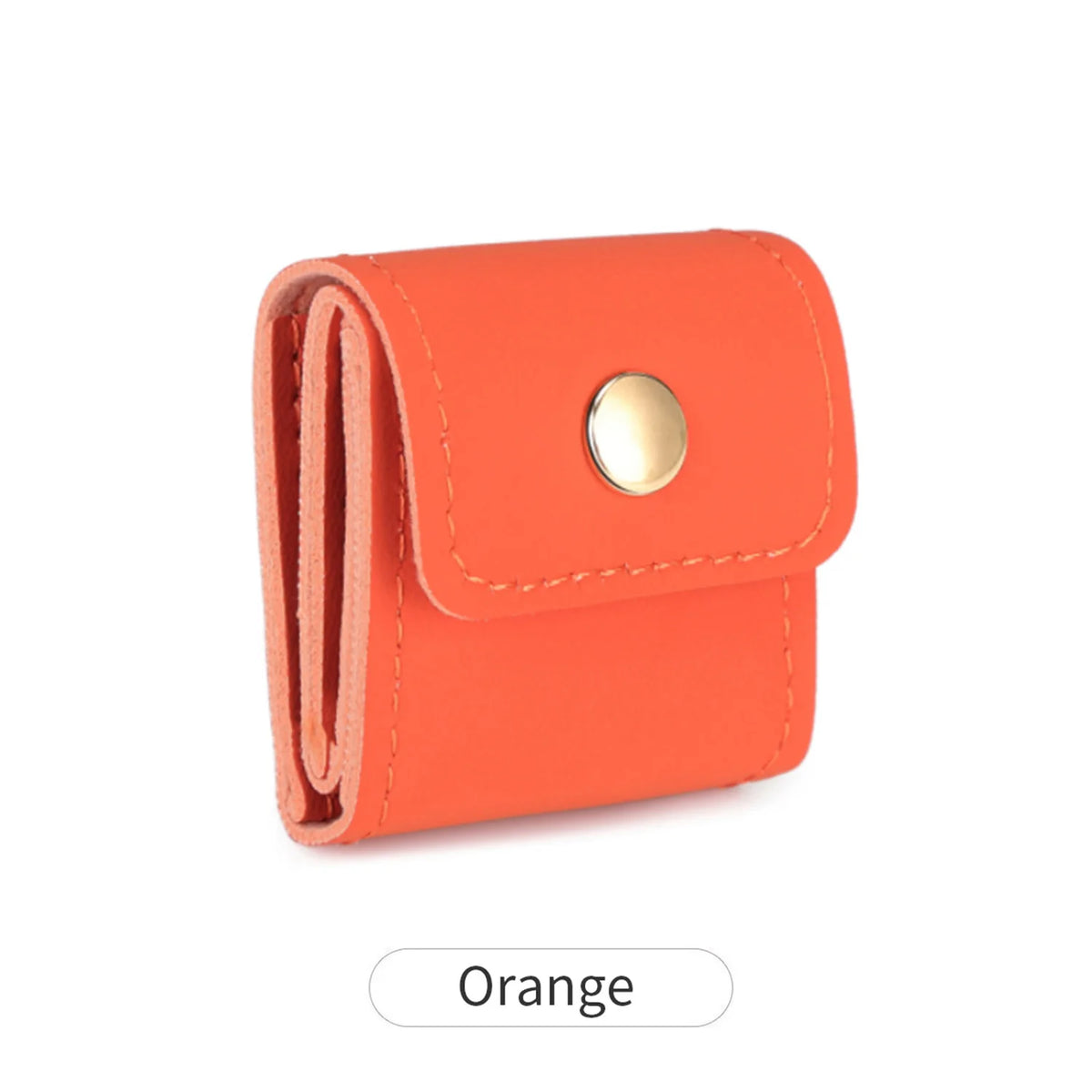 Mini Jewelry Organizer Roll Pouch PU Leather Travel Jewelry Case with Multiple Pockets for Necklace/Earring/Ring